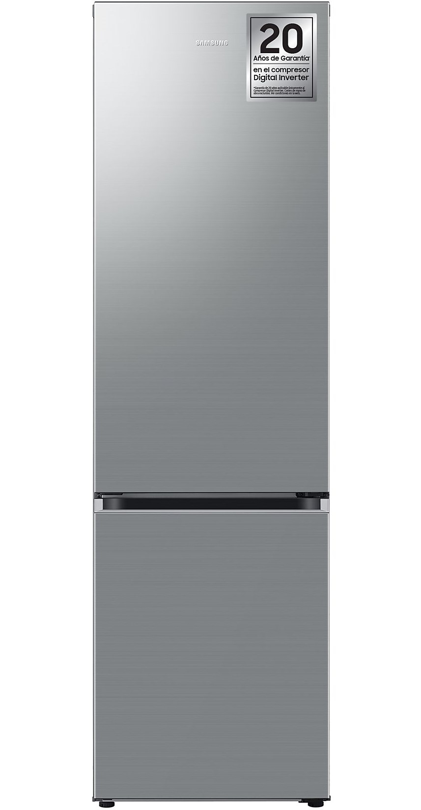 Frigorífico combi Samsung RB38C603CS9/EF, 203 x 59 x 66 cm, No Frost, Motor Inverter, puertas reversibles, 273L, 35dB, inox